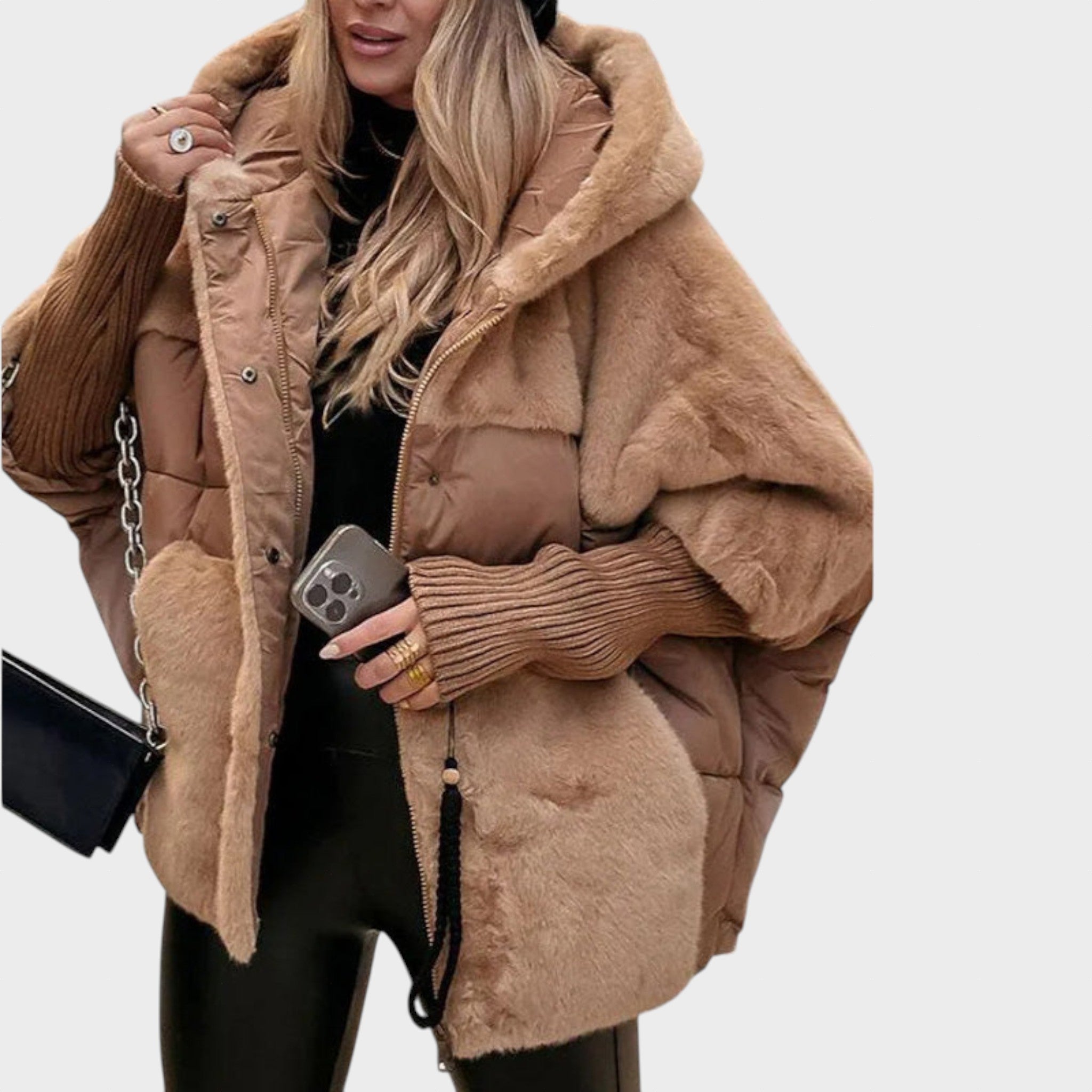 Eurelia | Εξαιρετικά απαλή κουκούλα από τεχνητή γούνα