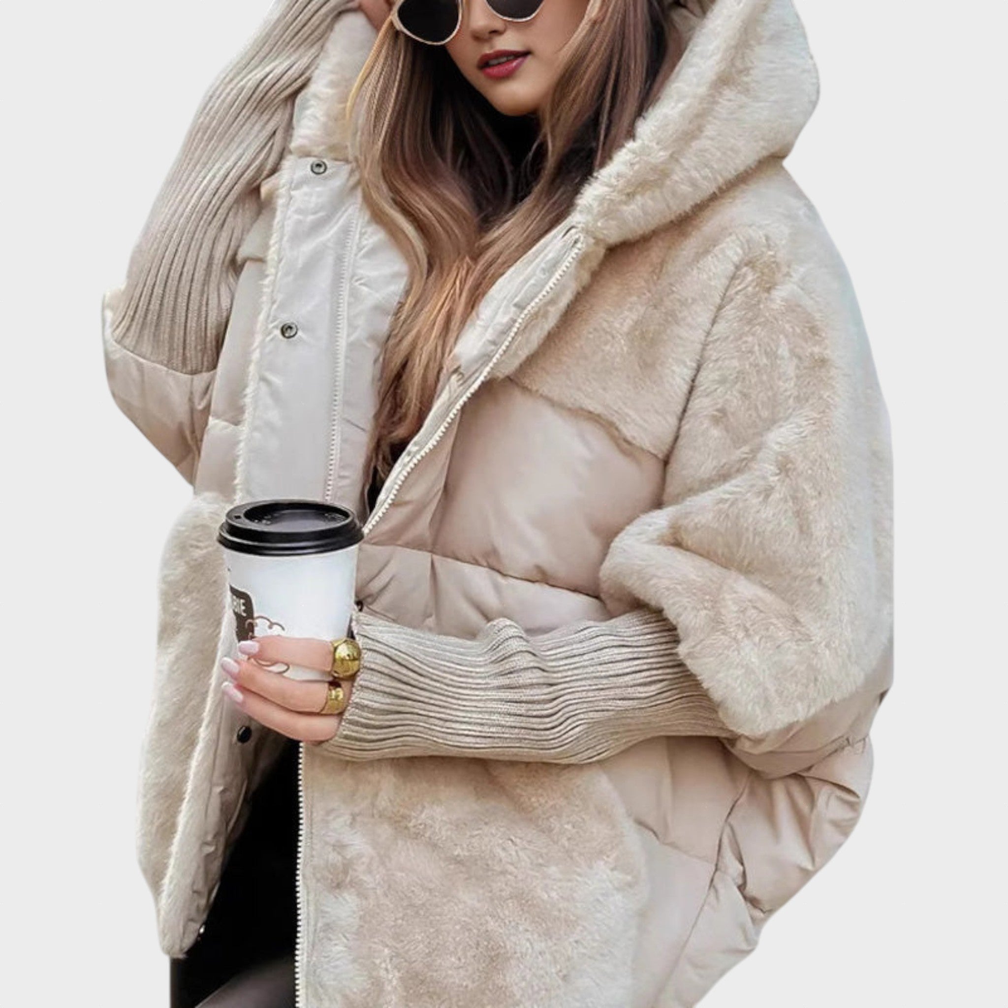 Eurelia | Εξαιρετικά απαλή κουκούλα από τεχνητή γούνα